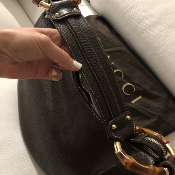 GUCCI BAMBOO RING HOBO - Picture 6 of 8